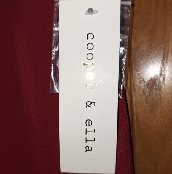 Cooper And Ella Elegant Red/Burgundy Women's Pants In A Size 16. NWT. - Picture 2 of 10